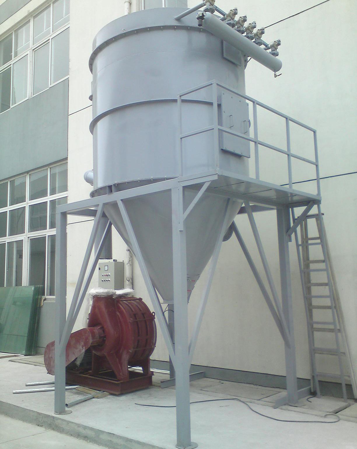 高壓負壓圓筒除塵器,